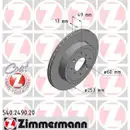 Zimmermann 540.2490.20 Bremsscheiben 2 Stück SUZUKI