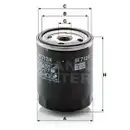 MANN-FILTER W 712/4 Oelfilter