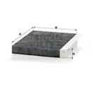 MANN-FILTER CUK 2680 Innenraumluftfilter