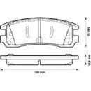 JURID 573062J Scheibenbremsbelag HA OPEL