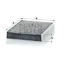 MANN-FILTER CUK 2433 Innenraumluftfilter