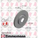 Zimmermann 540.2491.20 Bremsscheiben 2 Stück SUZUKI