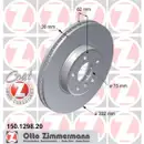 Zimmermann 150.1298.20 Bremsscheiben 2 Stück BMW