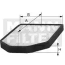 MANN-FILTER CUK 2241-2 Innenraumluftfilter