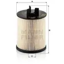 Kraftstofffilter Mann-filter PU 819/3 X für Vag