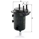 MANN-FILTER WK 939/9 X Kraftstoffilter
