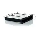MANN-FILTER CU 21 004 Innenraumluftfilter