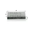 MANN-FILTER CUK 1611 Innenraumluftfilter