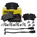 Textar Bremsenset Bremsscheiben Ø356 belüftet Bremsbeläge hinten Audi A6 A7