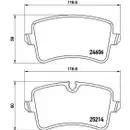 Textar Bremsenset Bremsscheiben Ø356 belüftet Bremsbeläge hinten Audi A6 A7