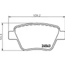 Textar Bremsenset Bremsscheiben 272 mm voll Bremsbeläge hinten A3 8P Touran 1T