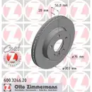Zimmermann 600.3246.20 Bremsscheiben 2 Stück VW