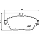 Original Textar Bremsenset Scheiben Ø295 belüf. Beläge WK vo. Mercedes mit AMG/S