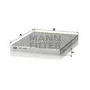 MANN-FILTER CUK 1936 Innenraumluftfilter