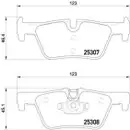 Textar Bremsenset Bremsscheiben Ø300 belüftet Beläge WK hinten BMW 3er 4er