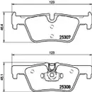 Textar Bremsenset Bremsscheiben Ø300 belüftet Beläge WK hinten BMW 3er 4er