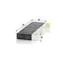 Filter Innenraumluft Mann-filter CUK 29 003-2 für Citroën für Fiat für Opel