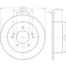 TEXTAR 92198703 Bremsscheiben 2 Stück SSANGYONG