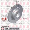 ZIMMERMANN 150.3462.20 Bremsscheiben 2 Stück BMW