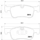 Textar Bremsbeläge vorn + Warnkontakt BMW 1er F20 F21 2er Coupe Cabriolet