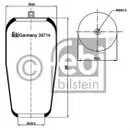 FEBI BILSTEIN 39714 Luftfederbalg