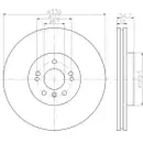 Original TEXTAR 92150605 Bremsscheiben 2 Stück vorne für MERCEDES-BENZ