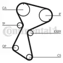 CONTINENTAL CTAM CT935K2 Zahnriemen Kit