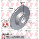 Zimmermann 150.3427.20 Bremsscheiben 2 Stück BMW