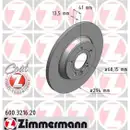 Zimmermann 600.3216.20 Bremsscheiben 2 Stück VW