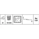 HELLA 6ZL 003 259-541 Oeldruckschalter, 0,2 bar