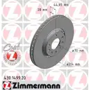 Zimmermann 430.1499.20 Bremsscheiben 2 Stück SAAB