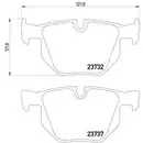 Textar Bremsenset Bremsscheiben Ø320 belüftet Bremsbeläge WK hinten BMW 5er