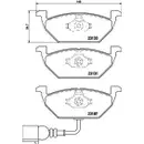 Textar Bremsenset Bremsscheiben Ø280 belüftet Bremsbeläge vorn Audi A3 Seat Leon