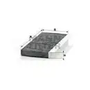 Filter Innenraumluft Mann-filter CUK 22 008-4 für Bmw