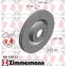 Zimmermann 100.3301.52 Bremsscheiben 2 Stück für VW