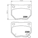 TEXTAR 2338102 PKW SBB