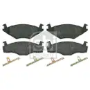 FEBI BILSTEIN 16012 Bremsbelagsatz für VW, SEAT