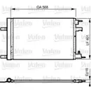 VALEO 814201 Kondensator OPEL Astra J (2009>), Astr