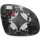 VAN WEZEL Aussenspiegelglas re. bhz. 5745838