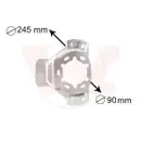 VAN WEZEL Spritzblech Bremsscheibe vo. li./re. 3742371