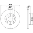 TEXTAR 92029603 Bremsscheiben 2 Stück OPEL