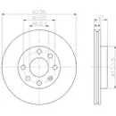 TEXTAR 92029603 Bremsscheiben 2 Stück OPEL
