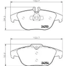 Textar Bremsenset Bremsscheiben Ø300 voll Beläge WK hinten Mercedes C-Klasse