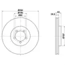 TEXTAR 92103803 Bremsscheiben 2 Stück FORD