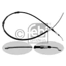 Seilzug Feststellbremse Febi Bilstein 36711 für VW Hinten Links Hinten Rechts