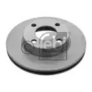 Original Febi Bilstein Bremsenset Bremsscheiben 256 mm belüftet Bremsbeläge vorn