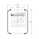 FEBI BILSTEIN 20662 Luftfederbalg für DAF