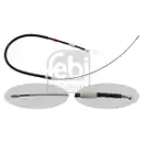 FEBI BILSTEIN 30727 Handbremsseil für SEAT, VW, SKODA, AUDI