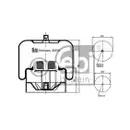 FEBI BILSTEIN 35878 Luftfederbalg für MERCEDES-BENZ