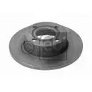 Febi Bilstein Bremsenset Bremsscheiben 256 mm voll Bremsbeläge vorn Audi 80 B4